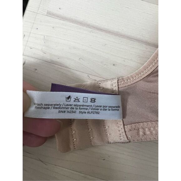 Adore Me Unlined Underwire Full Coverage Bra Size 40DD Beige Floral Print - Picture 10 of 11